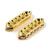 Brass Crystal Rhinestone Spacer Bars RB-T019-01D-G-2