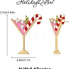 Christmas Alloy Enamel Stud Earrings FS-WGF3B22-01-3