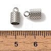 Non-Tarnish 304 Stainless Steel Cord Ends STAS-M017-01P-2