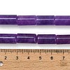 Dyed Natural Malaysia Jade Beads Strands G-C285-B01-01E-5