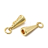 Sports Brass Charms KK-A289-04B-G-2