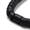 Natural Lava Rock Dyed Beads Strands G-K375-G07-01-4