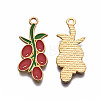 Alloy Enamel Pendants ENAM-T011-101-NR-3