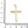 Brass Micro Pave Cubic Zirconia Pendants KK-Z153-24G-05-3