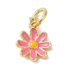 Brass Enamel Charms KK-L216-006G-05-1