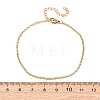 304 Stainless Steel Cable Chain Bracelets BJEW-C134-01D-G-5