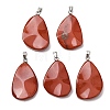 Natural Red Jasper Pendants GG-K002-05I-1
