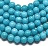 Natural Malaysia Jade Beads Strands G-L645-A01-8mm-24-4