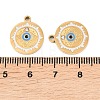 304 Stainless Steel Enamel Pendants STAS-Z190-06G-03-3