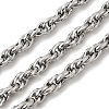 304 Stainless Steel Rope Chains CHS-K024-17P-1