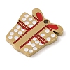 Christmas Theme Ion Plating(IP) 304 Stainless Steel Enamel Charms STAS-Z083-08G-05-2