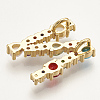 Brass Micro Pave Cubic Zirconia Pendants LS-ZIRC-S061-64N-2