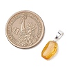 Gradient Color Natural Amber Pendants PALLOY-JF04930-01-2