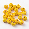 Natural Wood Beads TB10mmY-4-2
