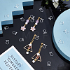 100Pcs 4 Style Resin Clip-on Earring Findings FIND-AR0002-50-5