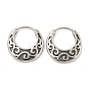 316 Surgical Stainless Steel Hoop Earrings EJEW-D096-10F-AS-1