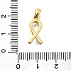 Brass Micro Pave Cubic Zirconia Pendants KK-S508-46G-3