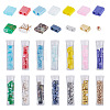 2-Hole Glass Seed Beads SEED-TA0001-65-1