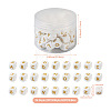 52Pcs 26 Style Food Grade Eco-Friendly Silicone Beads SIL-BY0001-05-4