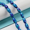 Spray Painted Synthetic Turquoise Beads Strands G-E617-B07-03A-2