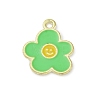 Alloy Enamel Pendants ENAM-F152-03G-02-1