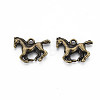 Tibetan Style Alloy Pendants TIBEP-T002-07AB-NR-1