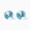 Cubic Zirconia Pointed Back Cabochons ZIRC-WH0001-B04-1