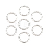 Brass Closed Jump Rings KK-D257-01P-01-1