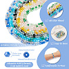  12 Strands 6 Colors Electroplate Glass Beads Strands EGLA-TA0001-31-3