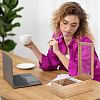 Rectangle Wooden Food Card Storage Boxes AJEW-WH0696-755-5
