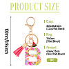 Fruit Series Letter Resin Keychains KEYC-TAC0033-02B-3