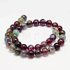 Natural Dragon Veins Agate Bead Strands X-G-K155-C-6mm-01-2