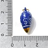 Printing 304 Stainless Steel Pendants STAS-K304-09F-G-3