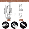 6Pcs 925 Sterling Silver Lobster Claw Clasps STER-BBC0002-06S-2
