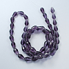 Glass Beads Strands GLAA-R024-11x8mm-2-2