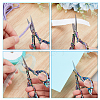 2Pcs 2 Style Stainless Steel Embroidery Scissors TOOL-SC0001-41-6