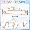 30Pcs Alloy Brooch Findings FIND-SC0022-86-2