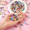  240Pcs 12 Colors Crackle Glass Beads CCG-TA0002-03-6