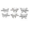 Alloy Alligator Hair Clips PW-WG08715-01-1