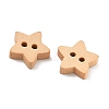 Natural 2-hole Basic Sewing Button in Star Shape NNA0Z7T-3
