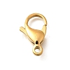 316 Stainless Steel Lobster Claw Clasps STAS-D288-09G-1