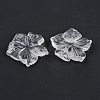 Natural Quartz Crystal Carved Pendants G-B097-01A-15-3