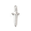 Non-Tarnish 304 Stainless Steel Pendants STAS-B032-28P-1