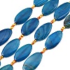 Natural Banded Agate Beads Strands G-F825-H01-01A-2