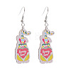 Easter Acrylic Dangle Earrings FS-WG15F89-11-1