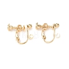 316 Surgical Stainless Steel Clip-on Earring Findings STAS-H240-45G-1