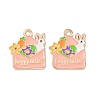 Easter Alloy Enamel Pendants ENAM-I055-01KCG-04-1