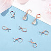 50Pcs 304 Stainless Steel Leverback Earring Findings STAS-BBC0001-51RG-5