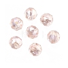 Electroplate Transparent Round Glass Beads GL-CBA6A73-AB08-1
