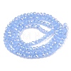 Electroplate Glass Beads Strands EGLA-A044-J2mm-B03-3